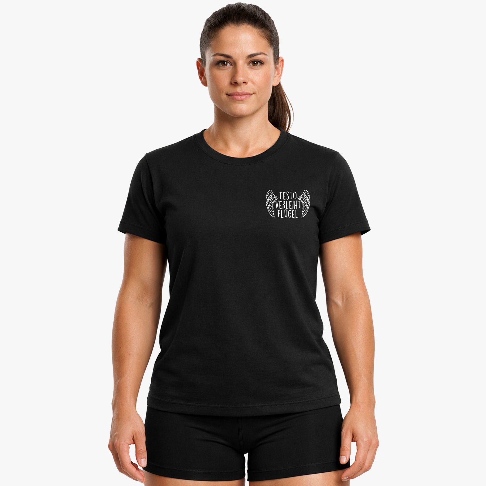 Testo verleiht flügel Shirt