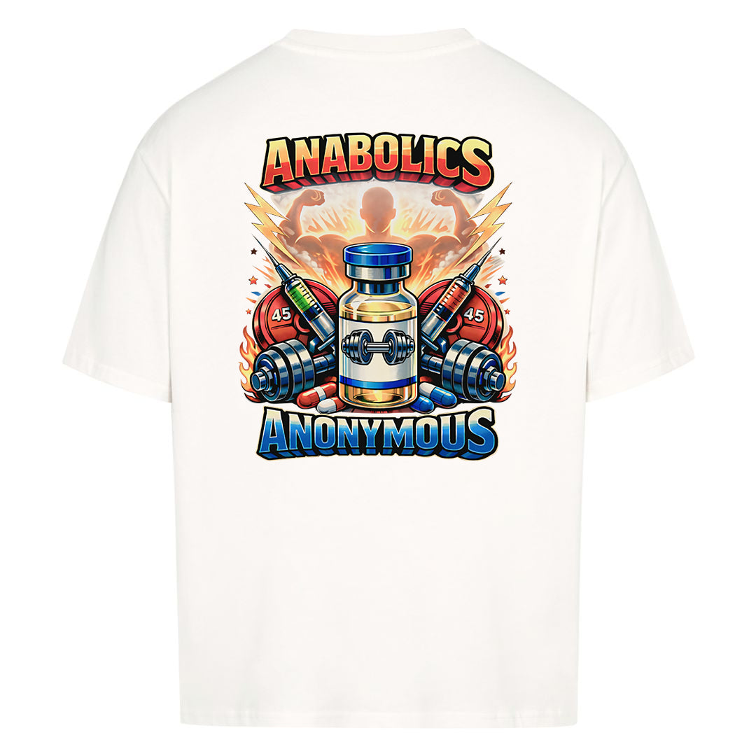 Anabolics Anonymous (Backprint) Oversized Shirt