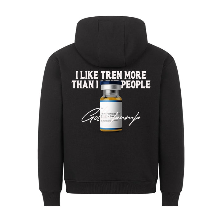i like Tren more Oversized (Backprint) Hoodie