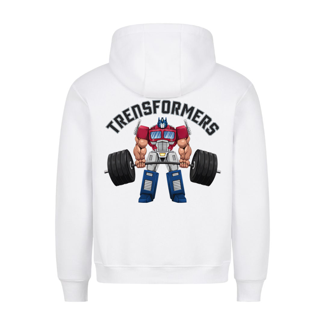 Sudadera con capucha Transformers (impresión posterior)