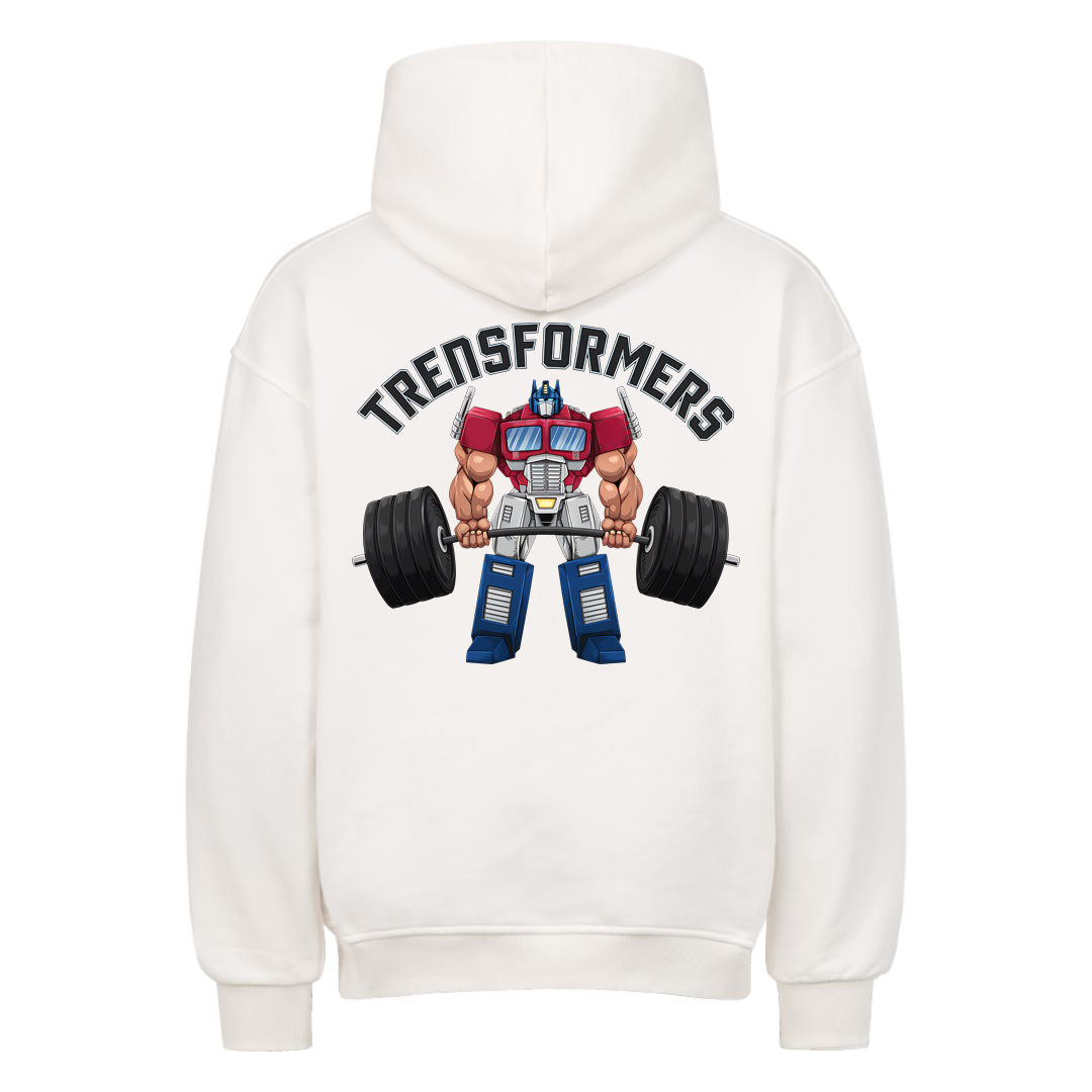 Sudadera con capucha extragrande (impresión trasera) de Transformers