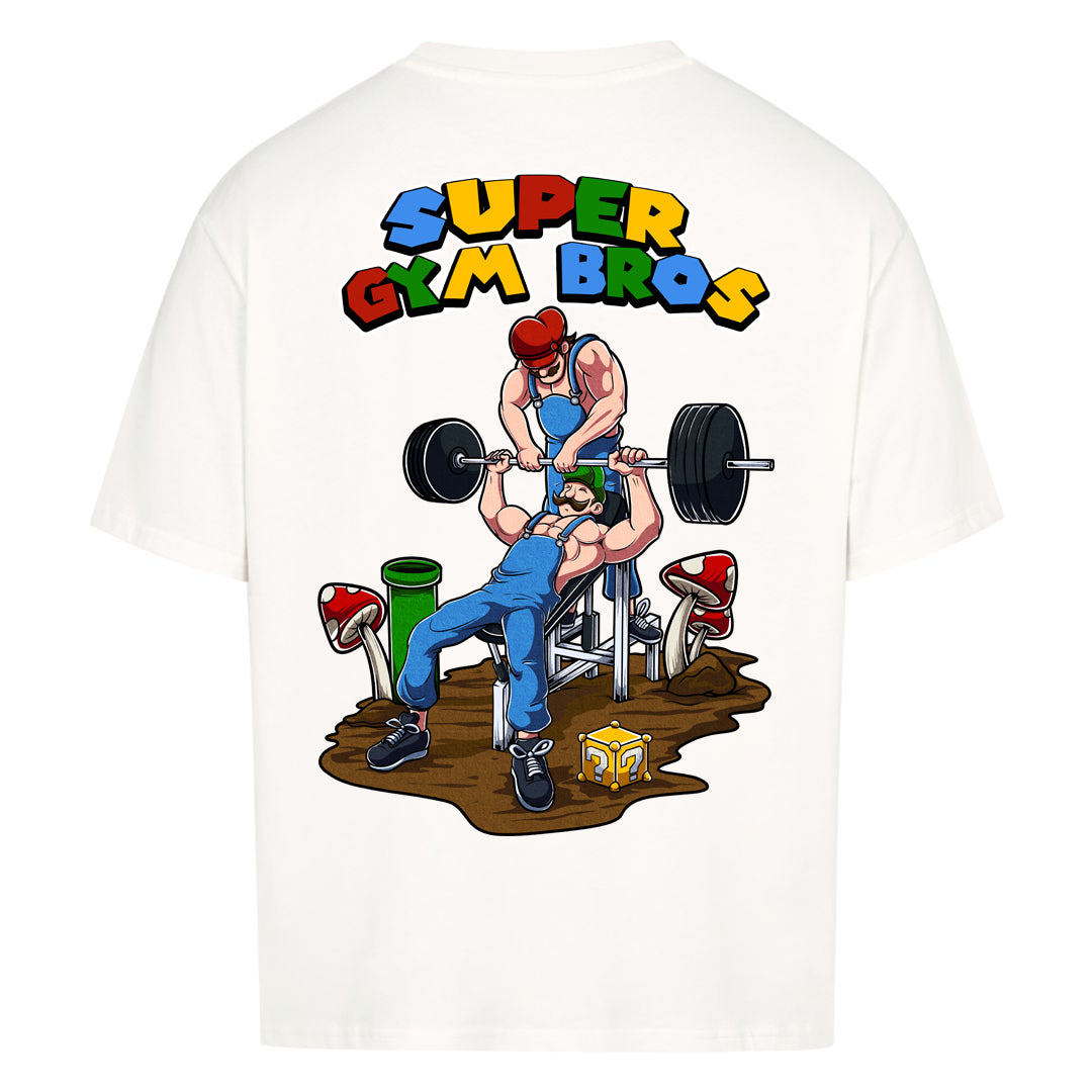 Super Gym Bros (Backprint) Oversized Shirt