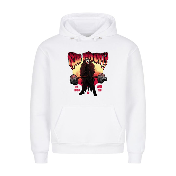 Hello workout hoodie