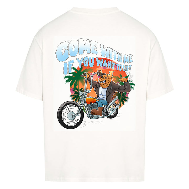 Come with me Oversized (Backprint) Shirt