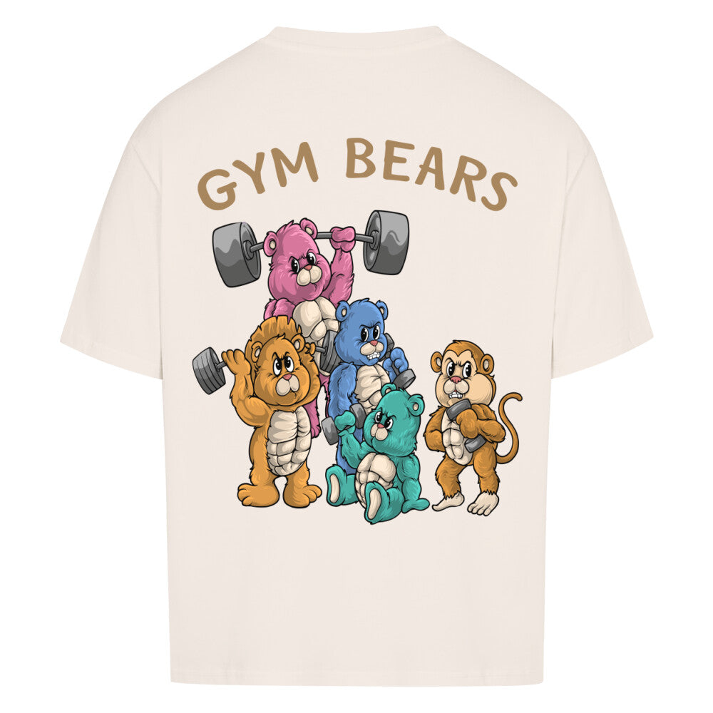 Gym Bears (Backprint) Oversized Shirt