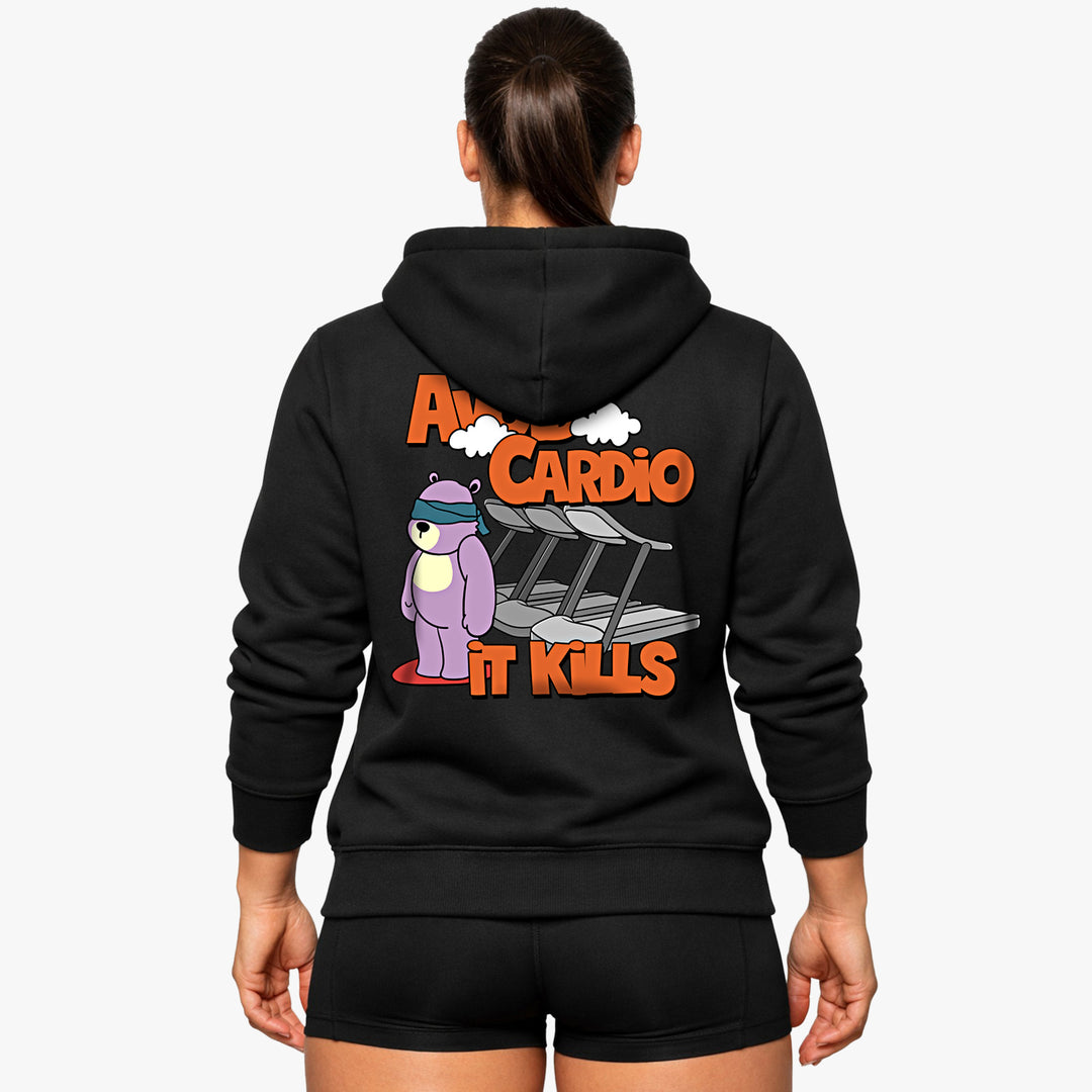 Vermijd Cardio (rugafdruk) hoodie