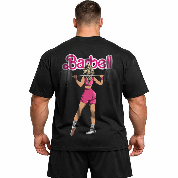 Barbell (Backprint) Oversized Shirt