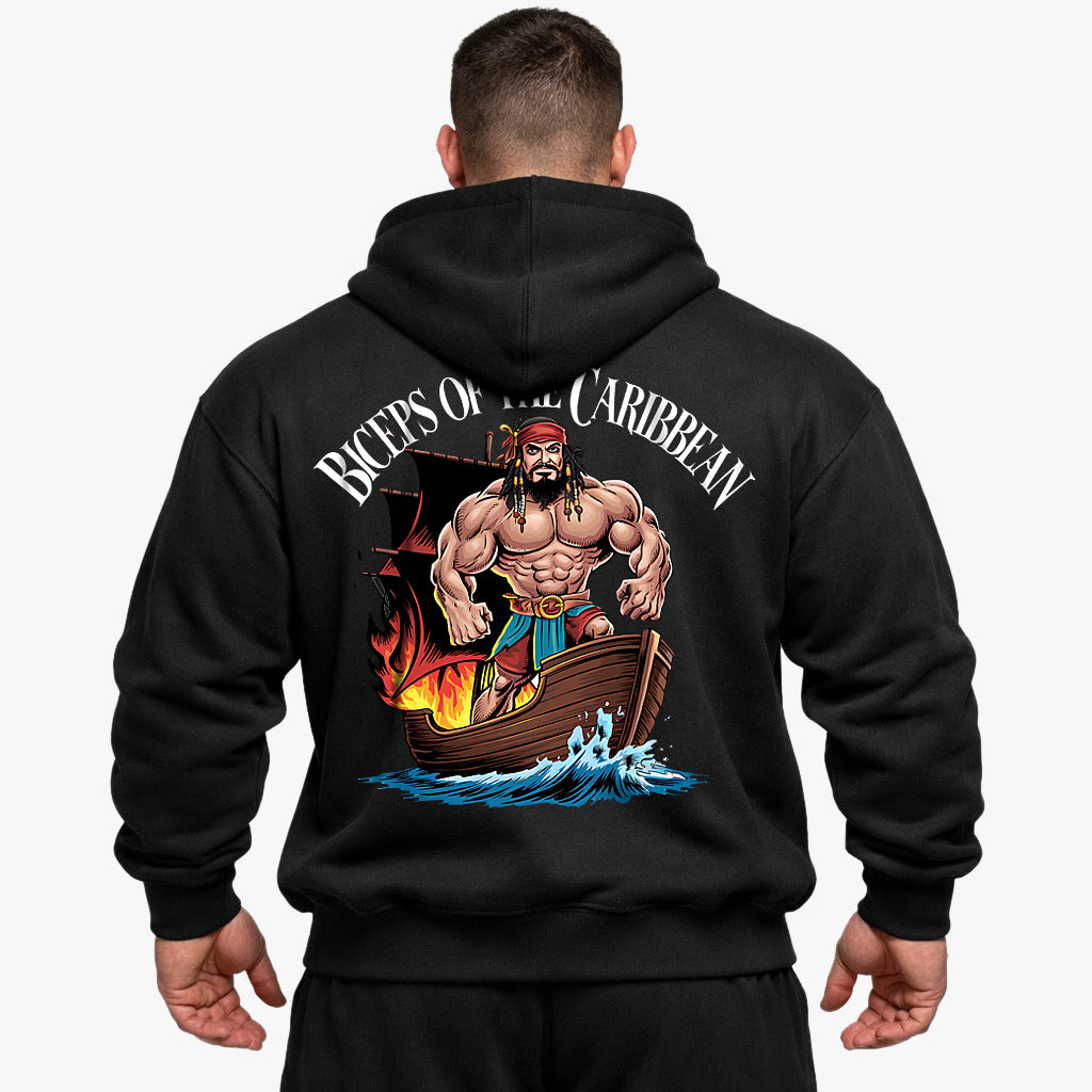 Biceps of the Caribbean Oversized (Backprint) Hoodie