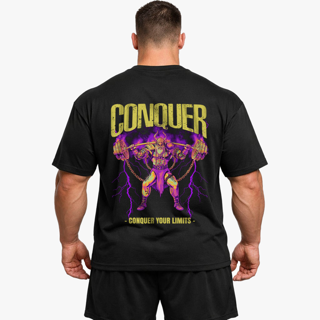 Conquer your limits (Backprint) Oversized Shirt