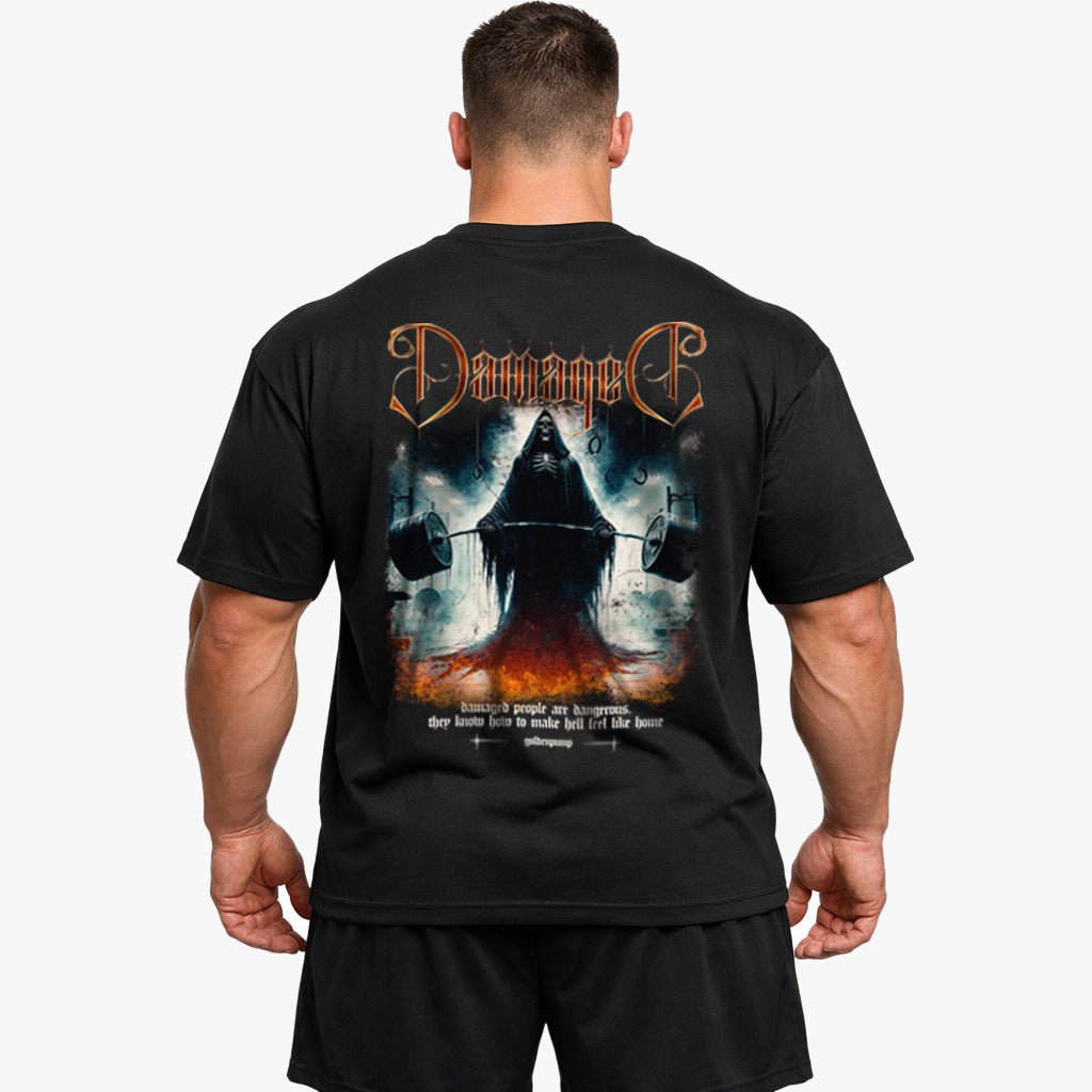 Damaged (backprint) Oversized Shirt