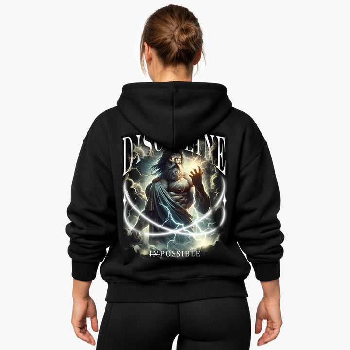 Discipline (backprint) Oversized Hoodie