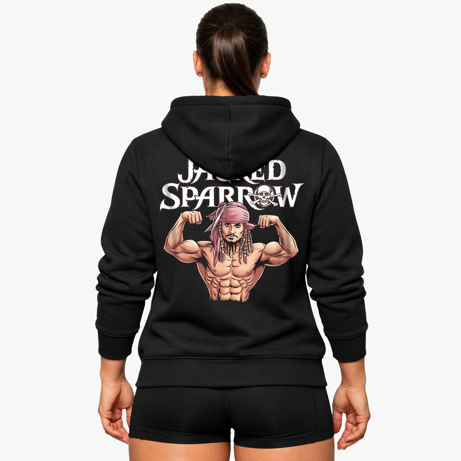 Sudadera con capucha Jacked Sparrow (backprint)