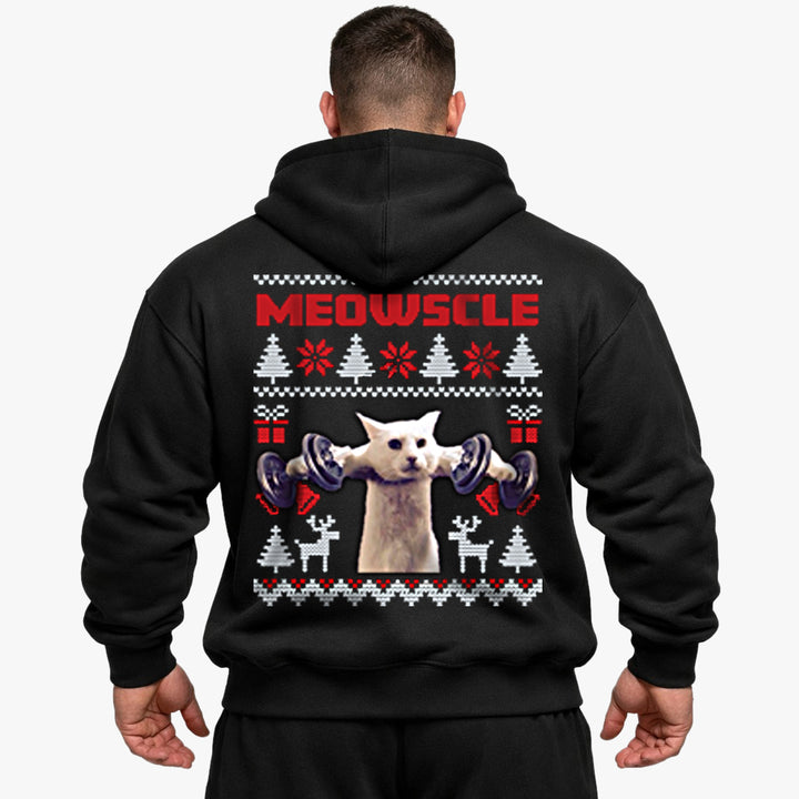 Meowscle Oversized (Backprint) Hoodie