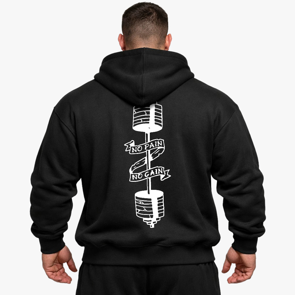 No Pain No Gain Oversized Hoodie