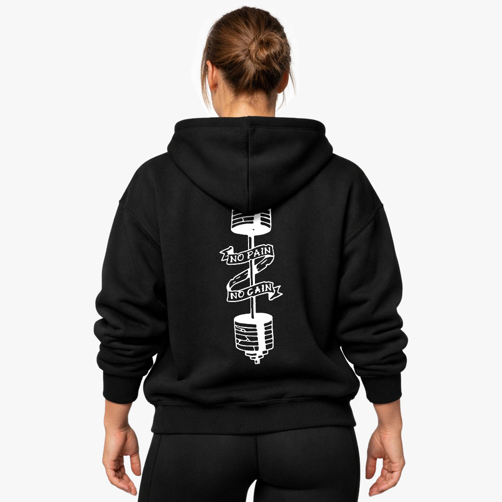 No Pain No Gain Oversized Hoodie