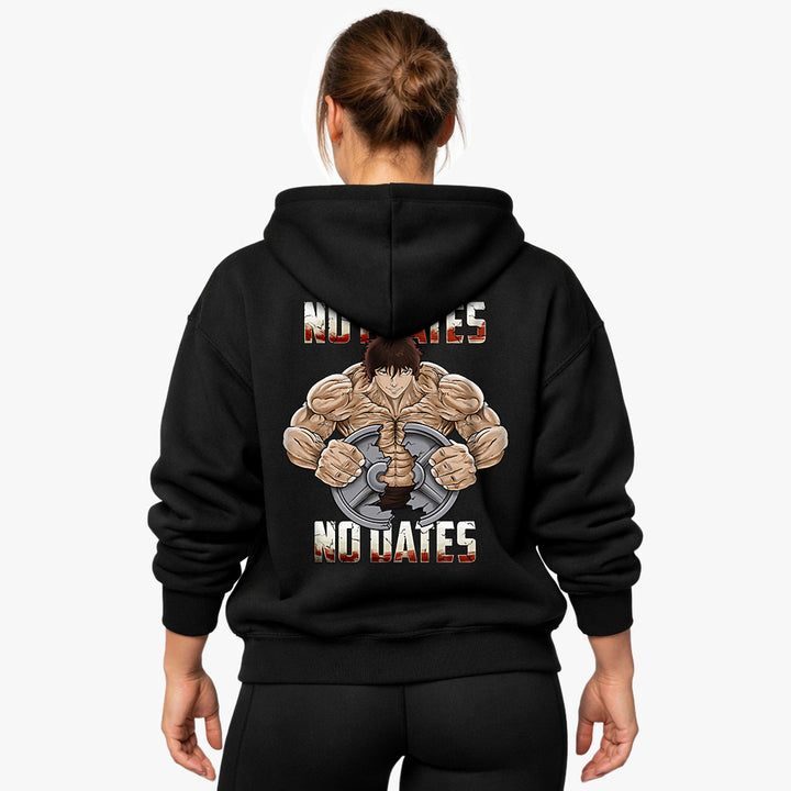 No Plates,no dates Oversized (Backprint) Hoodie