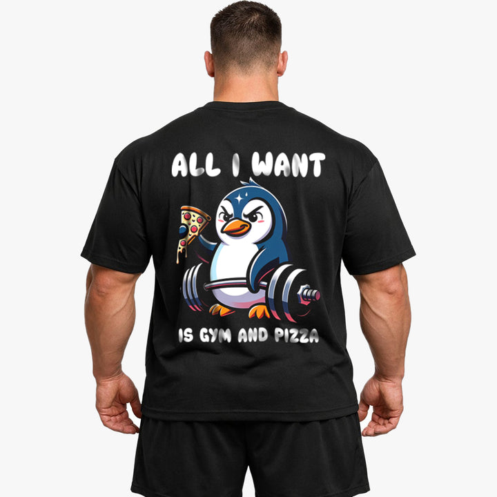 Pizza (Backprint) Oversized Shirt