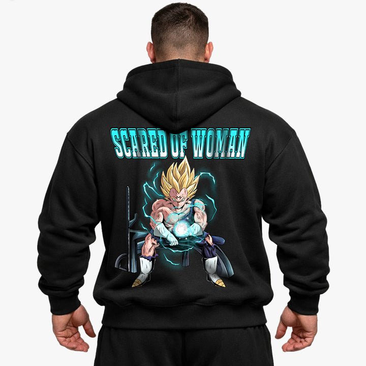 Scared of Woman Oversized (Backprint) Hoodie