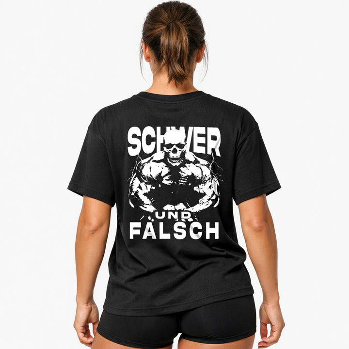 Schwer und falsch (Backprint) Oversize Blast