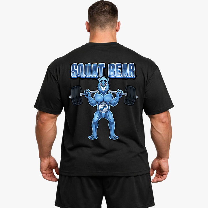 Squat Bear (backprint) Oversized Shirt