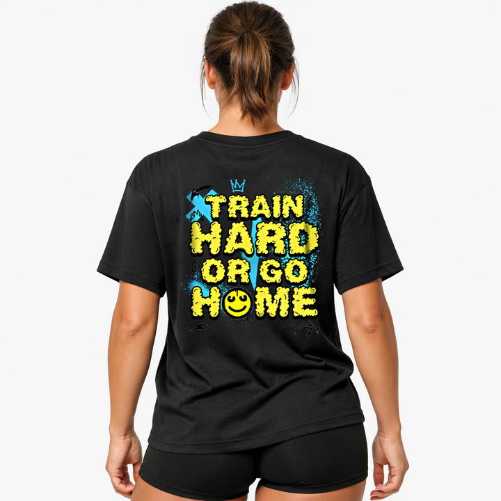Train hard Oversized (Backprint) Shirt