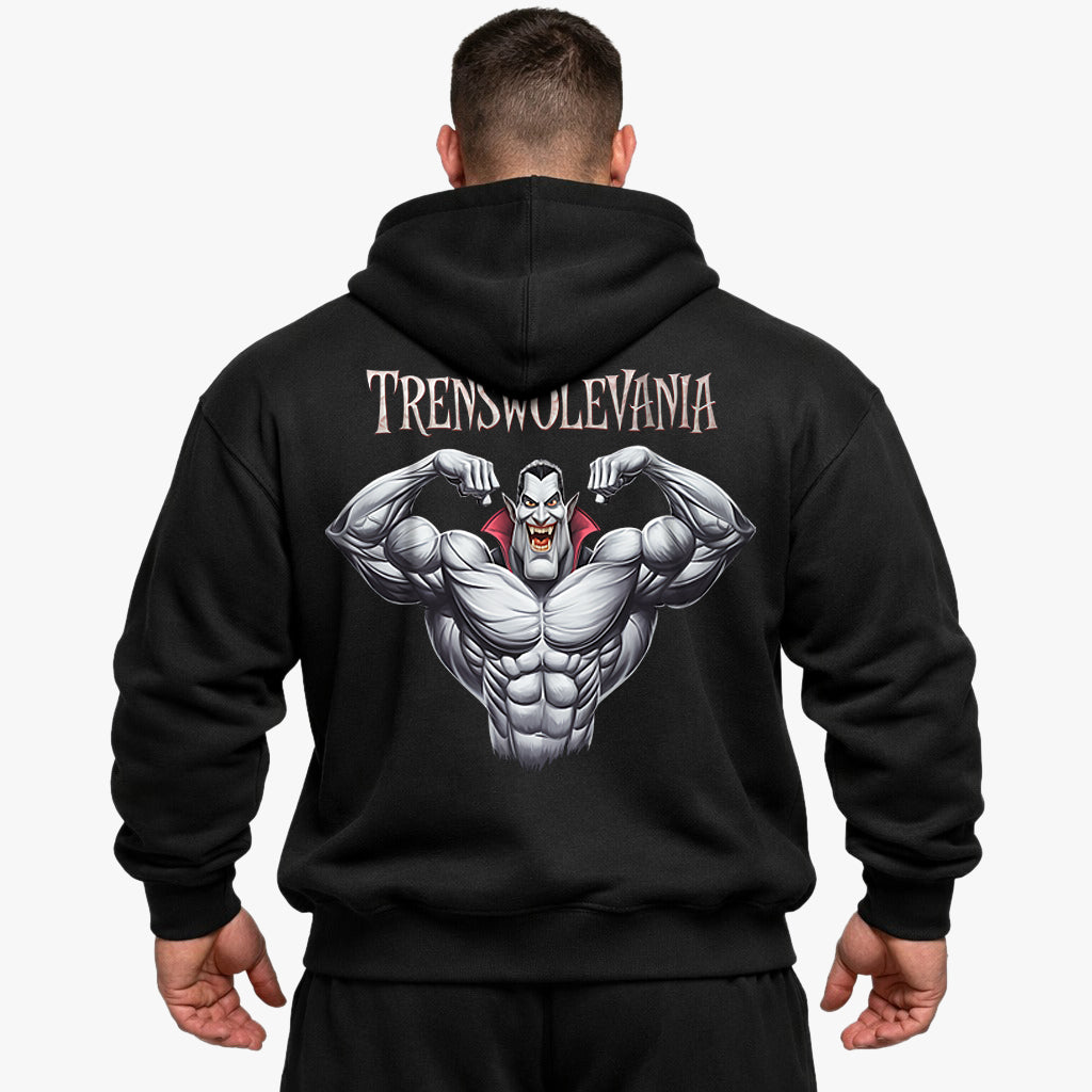 Transylvania oversized hoodie (print op de achterkant).