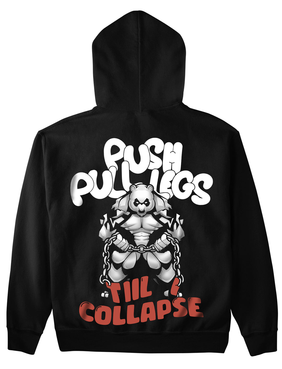 Push,pull,legs (Backprint) Hoodie