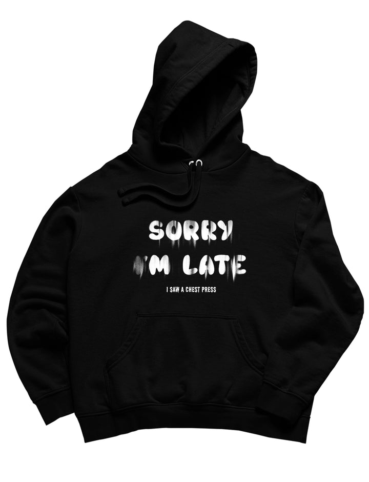 sry i am late Hoodie