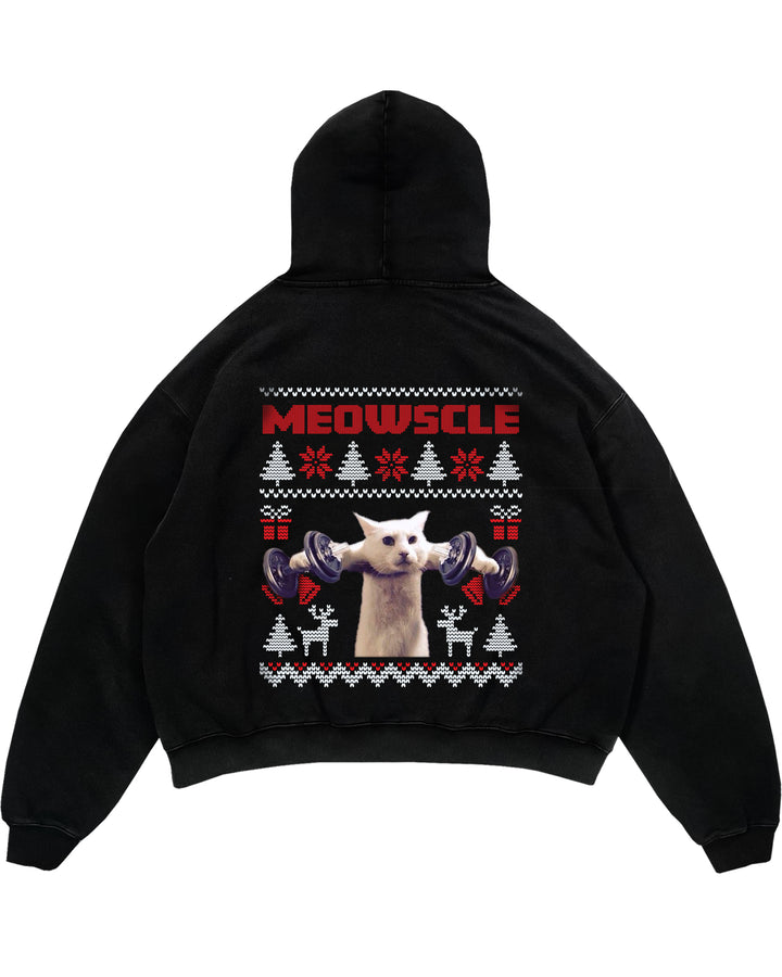 Meowscle Oversized (Backprint) Hoodie