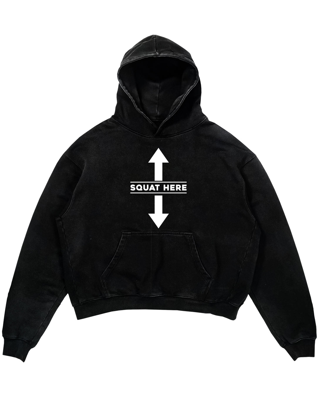 Squat here Oversized Hoodie