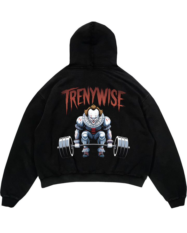 Sudadera con capucha extragrande (estampado en la espalda) de Pennywise