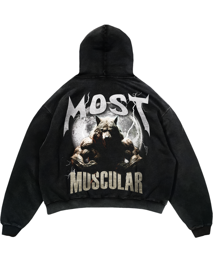 Most Muscular (Backprint) Oversized Hoodie