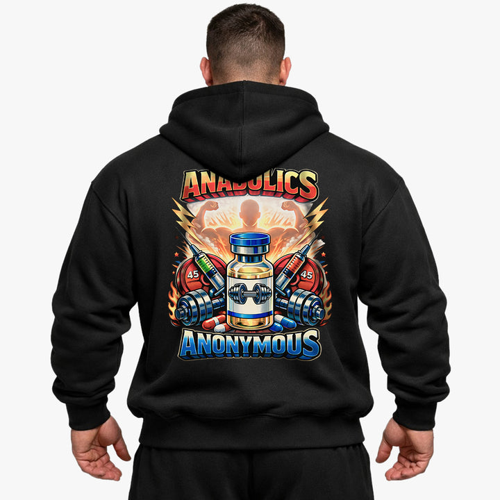 Anabolics Anonymous (Backprint) Oversized Hoodie