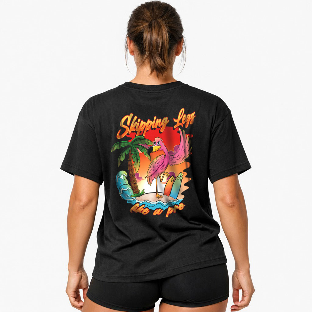 skipping legs Oversized (Backprint) Shirt